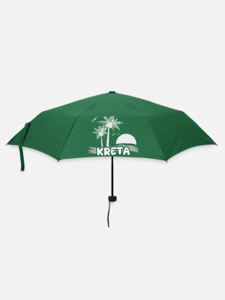 Strand Kreta - Regenschirm (klein) - Flaschengrün