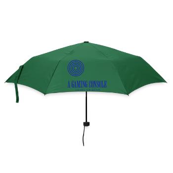 Gaming Console Gear – Level Up Abenteuer - Regenschirm (klein) - Flaschengrün - Vorne