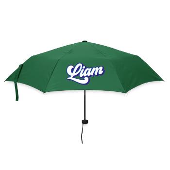 Liam | Farben änderbar - Regenschirm (klein) - Flaschengrün - Vorne