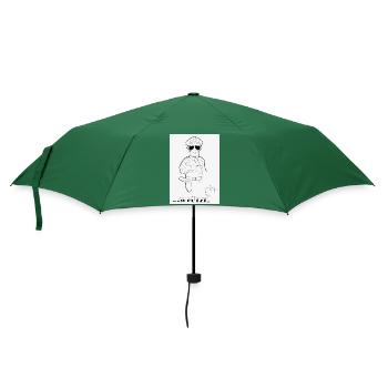 Schütze - Regenschirm (klein) - Flaschengrün - Vorne
