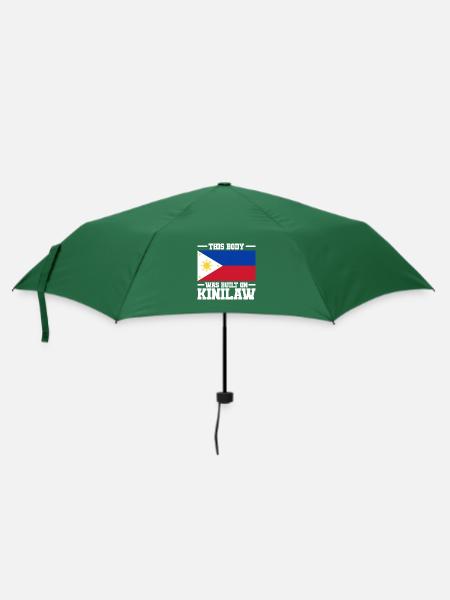 Filipino - Regenschirm (klein) - Flaschengrün