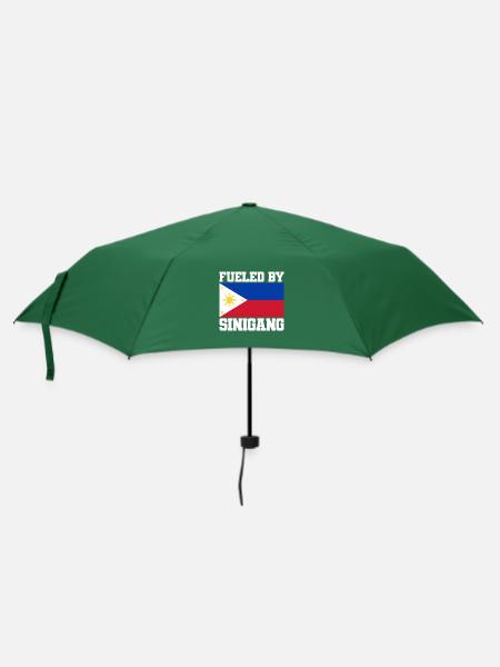 Filipino - Regenschirm (klein) - Flaschengrün