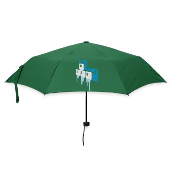 its what moves me - Regenschirm (klein) - Flaschengrün - Vorne