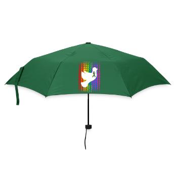 Pride Fiedenstaube Ukraine - Regenschirm (klein) - Flaschengrün - Vorne