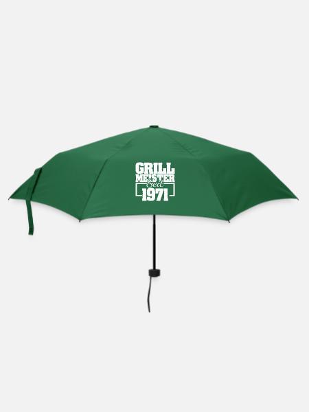 Grillen 1971 - Regenschirm (klein) - Flaschengrün