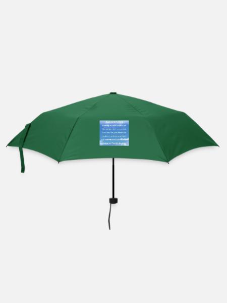 Vatertag - Regenschirm (klein) - Flaschengrün