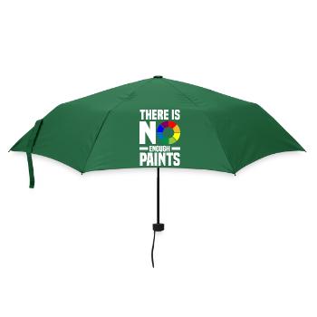 Acrylgießen Geschenke | Maler Kunst Leinwand Farbe - Regenschirm (klein) - Flaschengrün - Vorne