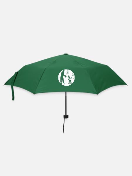 Bio Gärtner - Regenschirm (klein) - Flaschengrün