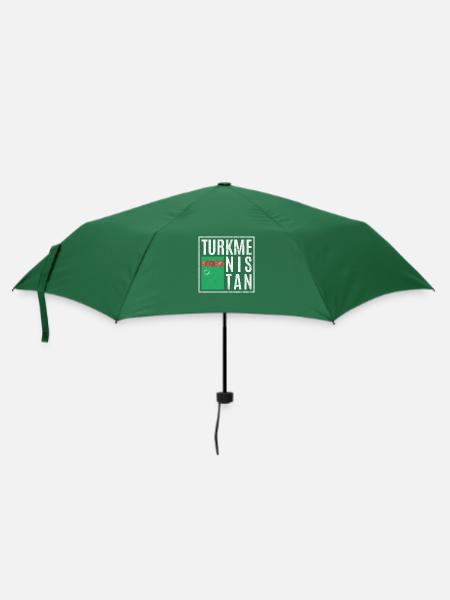 Turkmenistan - Regenschirm (klein) - Flaschengrün
