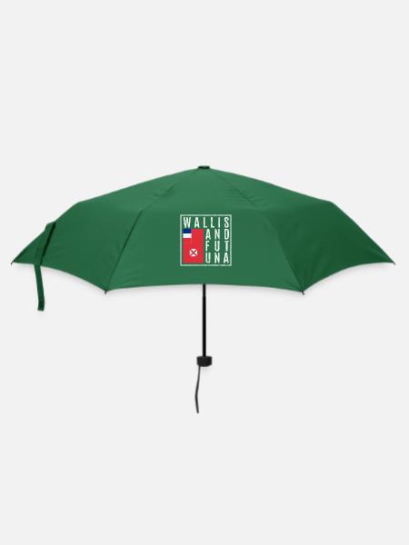 Wallis und Futuna - Regenschirm (klein) - Flaschengrün