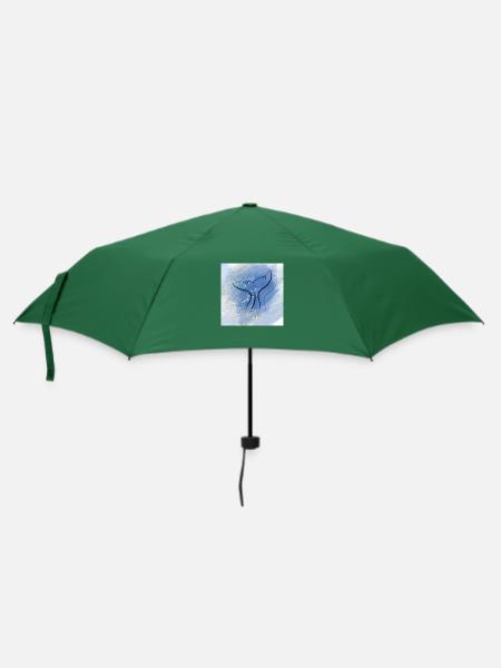 Magische Meerjungfrau - Regenschirm (klein) - Flaschengrün