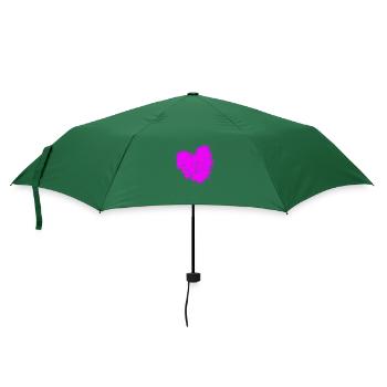 Heart - Regenschirm (klein) - Flaschengrün - Vorne