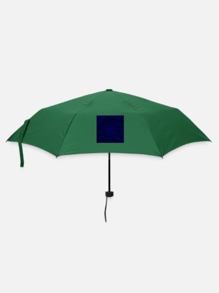 ELEKTRISCHE SONNE UND BLUMEN - Regenschirm (klein) - Flaschengrün