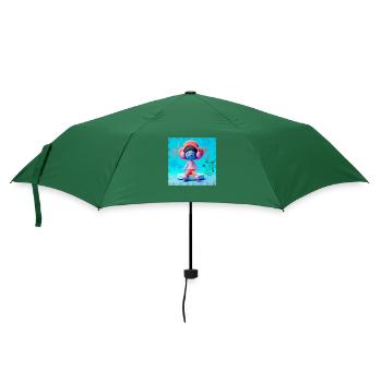 LUSTIGE MUSIK 01 - Regenschirm (klein) - Flaschengrün - Vorne