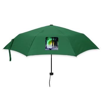 JD Star Artwork No.4 - Regenschirm (klein) - Flaschengrün - Vorne