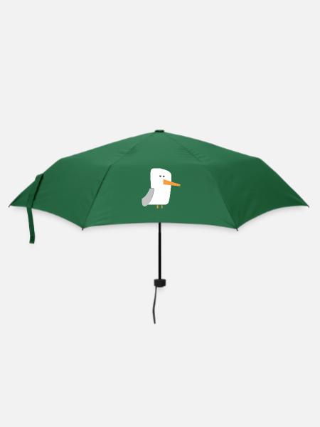 Möwe - Regenschirm (klein) - Flaschengrün