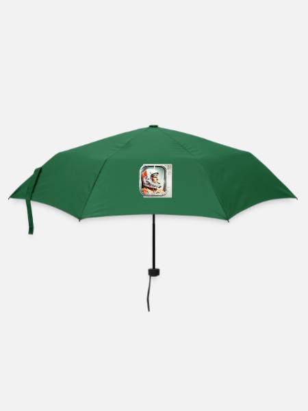 Retro Flash No42 - Regenschirm (klein) - Flaschengrün
