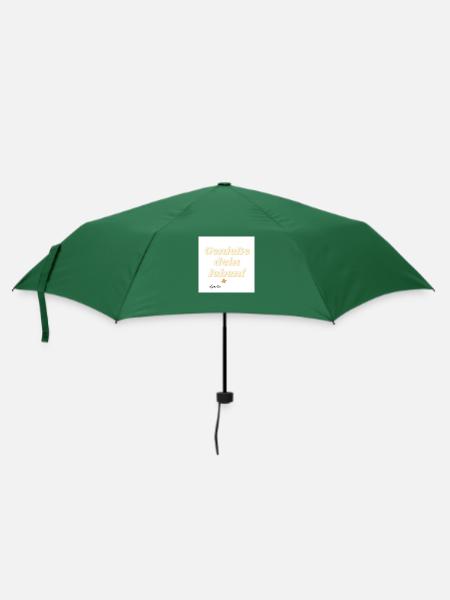 Sprüche, Text, Sportler, - Regenschirm (klein) - Flaschengrün