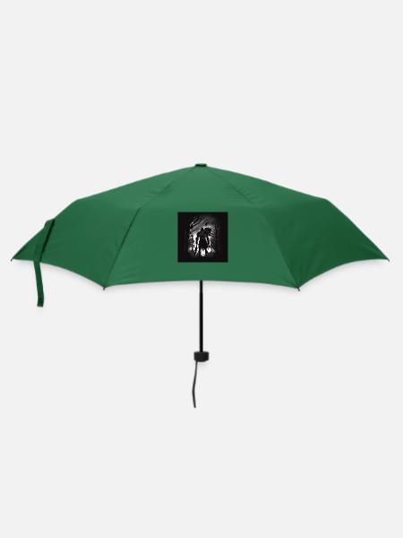 Schattenkrieger - Regenschirm (klein) - Flaschengrün