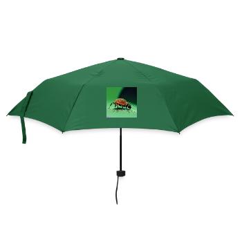 Makro-Sammlung - Regenschirm (klein) - Flaschengrün - Vorne