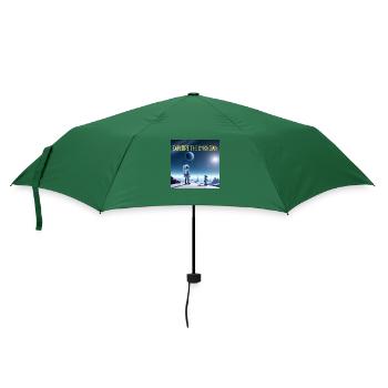 Erkunde das Unbekannte - Regenschirm (klein) - Flaschengrün - Vorne
