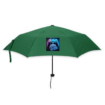 Game Over - Regenschirm (klein) - Flaschengrün - Vorne