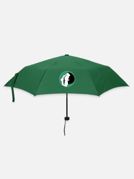 Träne der Zeit - Regenschirm (klein) - Flaschengrün
