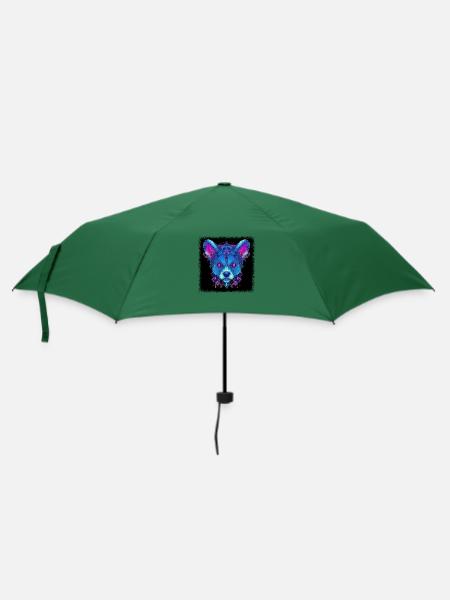 sayings design happy aussie joke geek cool jokes - Regenschirm (klein) - Flaschengrün