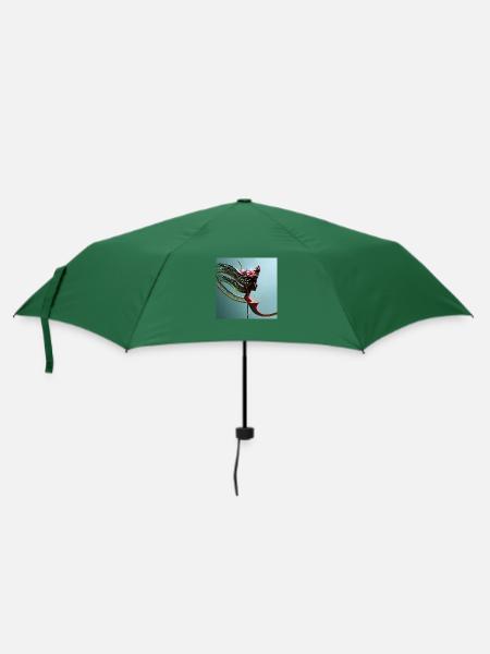 Zauberhafte Büste - Regenschirm (klein) - Flaschengrün