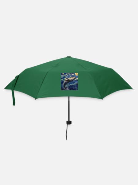 Wal Fisch Van Gogh - Regenschirm (klein) - Flaschengrün