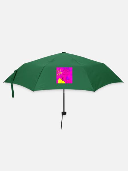 Sinnliche Frau - Regenschirm (klein) - Flaschengrün