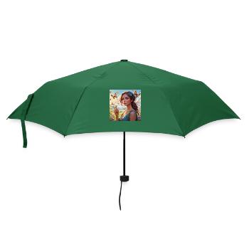Ikone - Regenschirm (klein) - Flaschengrün - Vorne