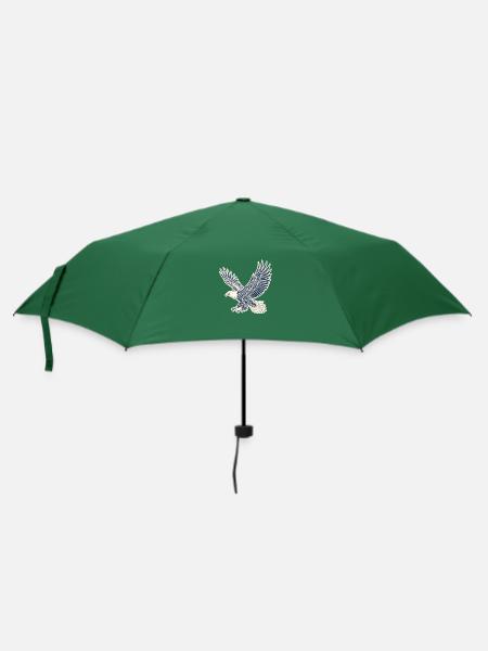 Adler im Flug - Regenschirm (klein) - Flaschengrün