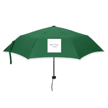 Fake it till you make it - Regenschirm (klein) - Flaschengrün - Vorne