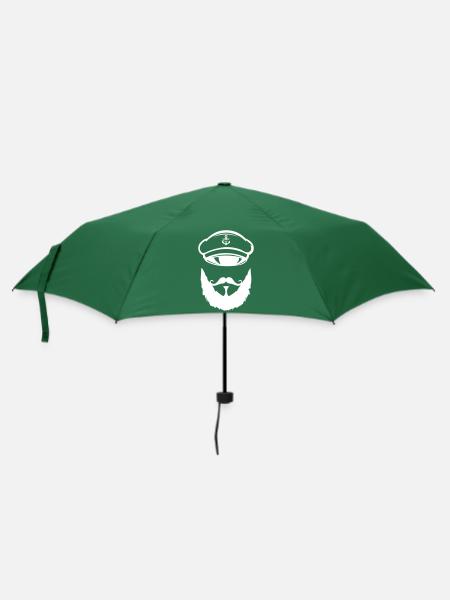 captain 01 - Regenschirm (klein) - Flaschengrün