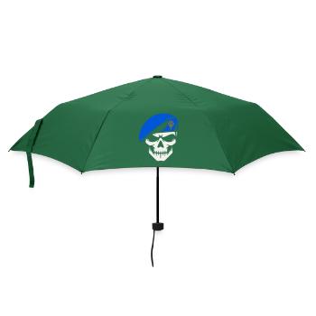 Militärischer Anrufer - Regenschirm (klein) - Flaschengrün - Vorne