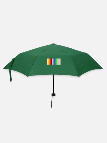 Strichcode: divers - Regenschirm (klein) - Flaschengrün
