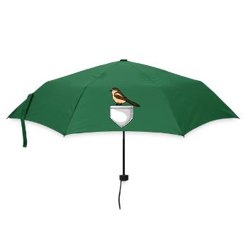 Vogelbeobachtung Vogelfreund Singvogel Ornithologe - Regenschirm (klein) - Flaschengrün - Vorne
