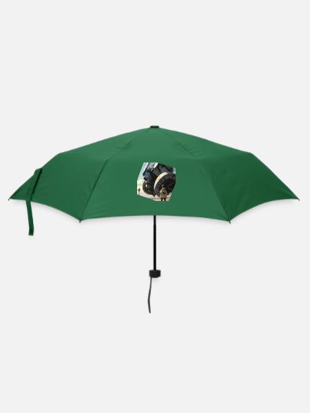 Manga Riesiger Roboter - Regenschirm (klein) - Flaschengrün
