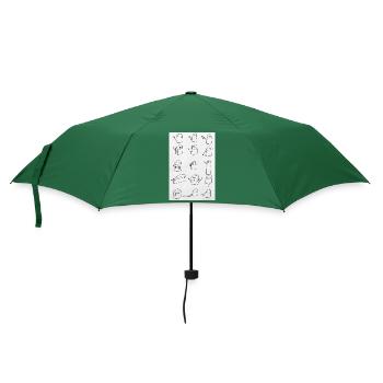 Giesskannen - Regenschirm (klein) - Flaschengrün - Vorne