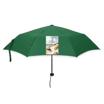 Strand und Dünen - Regenschirm (klein) - Flaschengrün - Vorne