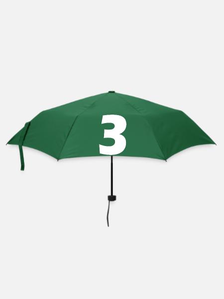 3 - Regenschirm (klein) - Flaschengrün