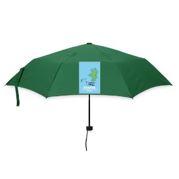 Staffa Schottland Karte - Regenschirm (klein) - Flaschengrün - Vorne