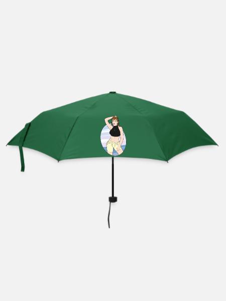 Sommertage - Regenschirm (klein) - Flaschengrün