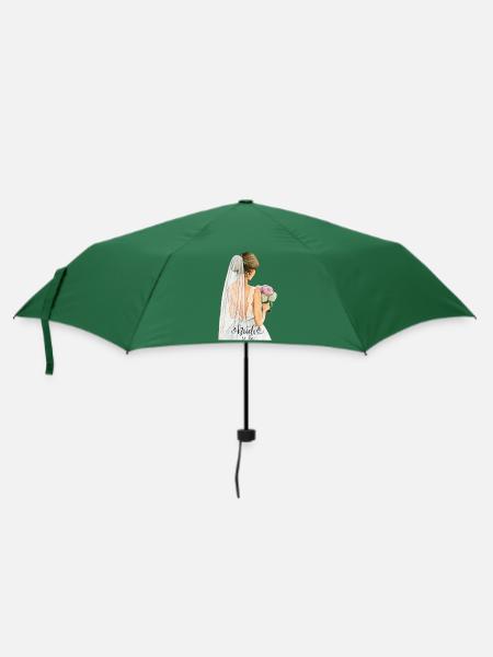 Bride to be - Regenschirm (klein) - Flaschengrün
