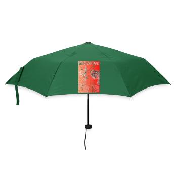 Surreal orange - Regenschirm (klein) - Flaschengrün - Vorne
