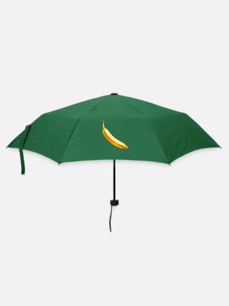 banane - Regenschirm (klein) - Flaschengrün