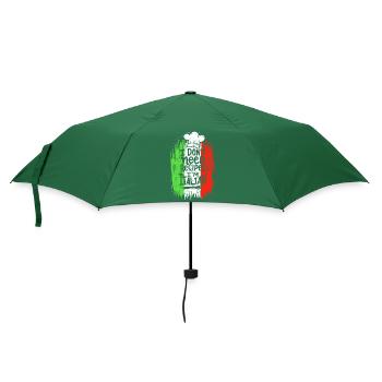 Ich brauche keine Rezepte Ich bin italienischer Koch Koch Kochen - Regenschirm (klein) - Flaschengrün - Vorne
