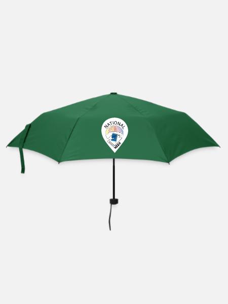 Buchwoche Freund der Bücher - Regenschirm (klein) - Flaschengrün