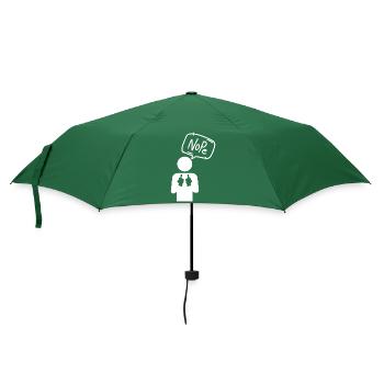Nope - Regenschirm (klein) - Flaschengrün - Vorne